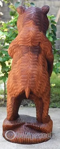 Деревянная фигурка ручной работы "Медведь" AM1318  купить в интернет магазине Мебель из массива. Звоните +7 495 961-63-63 Мебель Индонезии